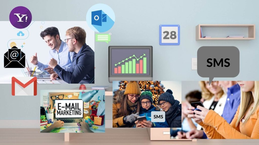 SMS&email marketing image