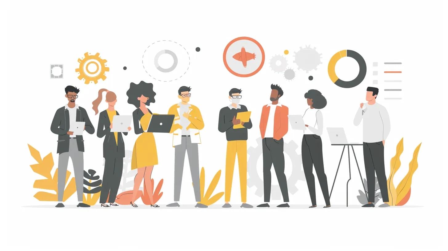 Diverse group of people representing customer segments for targeted marketing